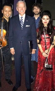 VINCENT PIERCE SMITH WITH PRESIDENT JOE BIDEN